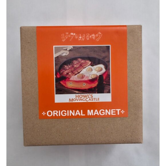 NEW Ghibli Park Japan EXCLUSIVE Howl's Moving Castle Calcifer Frying Pan Magnet - Picture 2 of 7